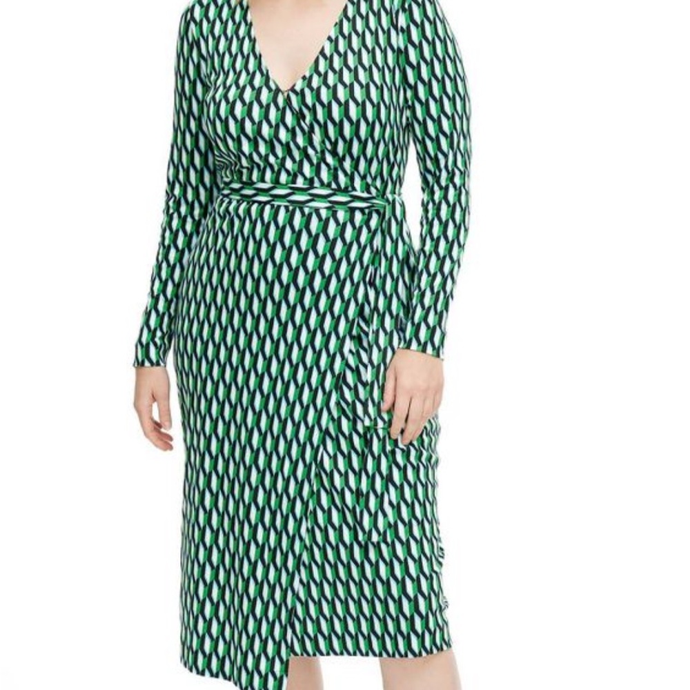 Diane VonFurstenberg for Target Geometric Long Sleeve Dress